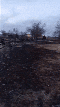 Resident Films Scale of Destruction After Explosive Wildfire Rips Through Fritch