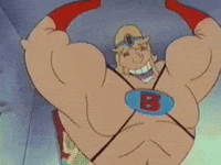 flexing back to the future GIF