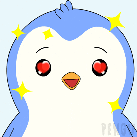 In Love Smile GIF by Pudgy Penguins