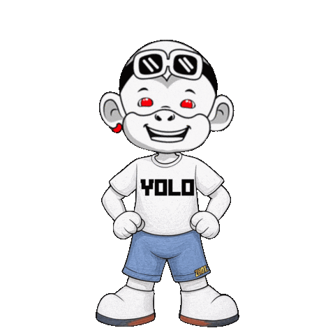 Lets Go Yolo Sticker by Zhot