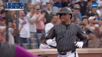 Celebrate New York Mets GIF by MLB