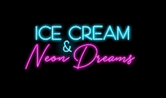 Ice Cream Pink GIF by Ice Cream & Neon Dreams