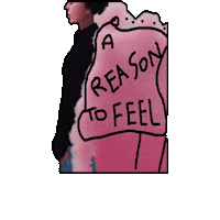 Think Thinking About You Sticker by A Reason To Feel