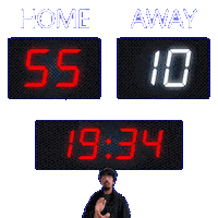 10 Away Sticker