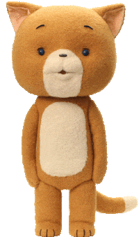 Cat Thank You Sticker by dwarf studios