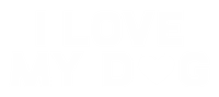 love my dog Sticker