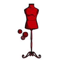 Suit Sewing Sticker by Vasco Vasconcellos