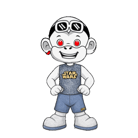 Luke Smile Sw Cheers Sticker by Zhot Shop