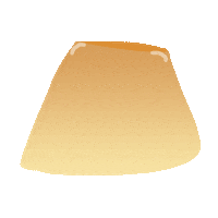 bibibibeaut dessert wiggle pudding purin Sticker
