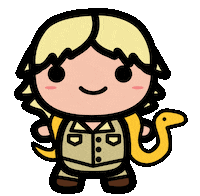 Steve Irwin Love Sticker by IamJac