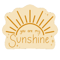 You Are My Sunshine Summer Sticker