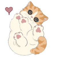 Cat Love Sticker by Kenangan Coffee