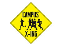 campusathletics campusathletics campus athletics campus crossfit campus crossing Sticker