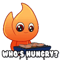 Im Hungry Sticker by Playember