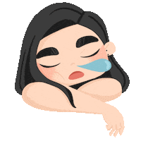 Sleepy Sticker by madebyjods
