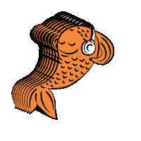 Podcast Fish Sticker by abstracta