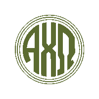 Monogram Alpha Chi Sticker by Alpha Chi Omega HQ
