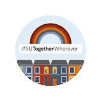 Rainbow University Sticker by Falmouth & Exeter Students' Union