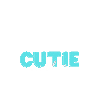 Cutie Cutie With A Booty Sticker by Hip Shake Fitness