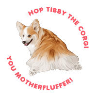 mother corgi Sticker by Central 23