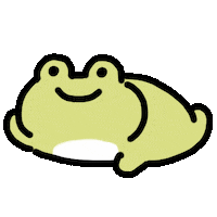 Happy Frog Sticker by kupaberu