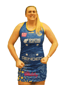 Blue And Gold Netball Sticker by Team Bath