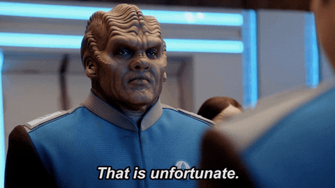 that is unfortunate fox broadcasting GIF by The Orville
