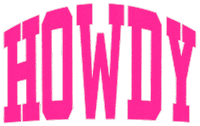 Howdy Sticker by RANCH DRESS'N