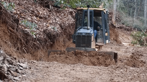 Landscaping Heavy Equipment GIF by JC Property Professionals