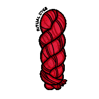 Ritualdyes zodiac yarn scorpio astrological Sticker