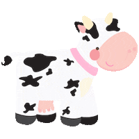 Cow Vaca Sticker by cachivachekidsbyale