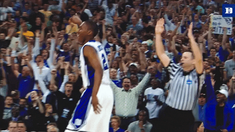 College Basketball Hoops GIF by Duke Men's Basketball