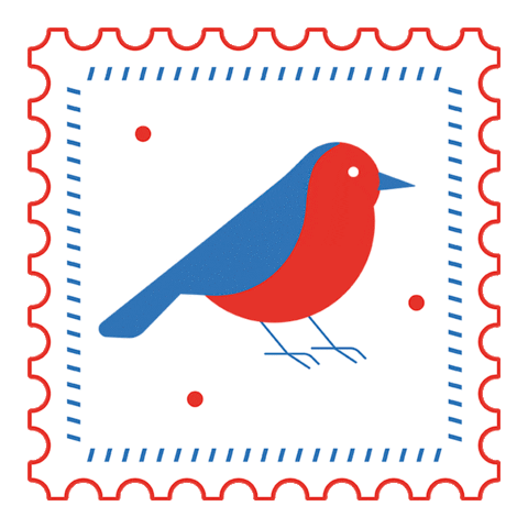 Christmas Robin Sticker by IoIC_UK