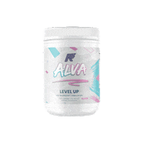 Alvafitness level up alva alva fitness level up preworkout Sticker