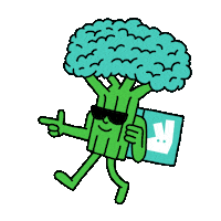 sassy broccoli Sticker by Deliveroo