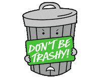 garbage recycle Sticker by lushcosmetics
