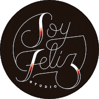 SoyFelizStudio logo feliz tattoo studio Sticker