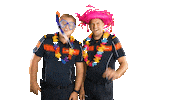 VRMWB carnaval rick warm feest Sticker