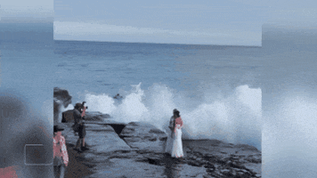 beach oops GIF by Inside Edition