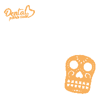 Union Dia De Muertos Sticker by Dental para Cual