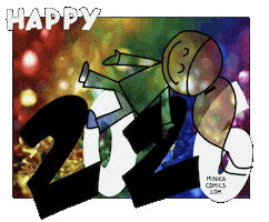 Happy Rainbow Sticker by Minka Comics