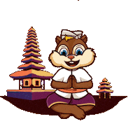 SimbaCereal mascot bali cereal simba Sticker