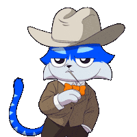 Cat Hello Sticker by Toshithecat