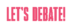 Argue The Great Debate Sticker by SYFY