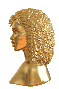 nujual black gold jewelry small business Sticker