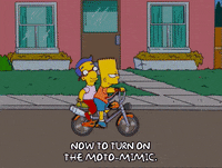 happy bart simpson GIF