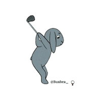 Golfing Tiger Woods Sticker