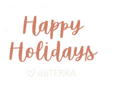 Christmas Snow Sticker by doTERRA Essential Oils