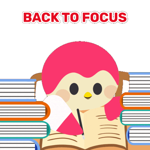 Studying Back To School Sticker by Finch Care