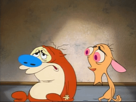 ren and stimpy nicksplat GIF